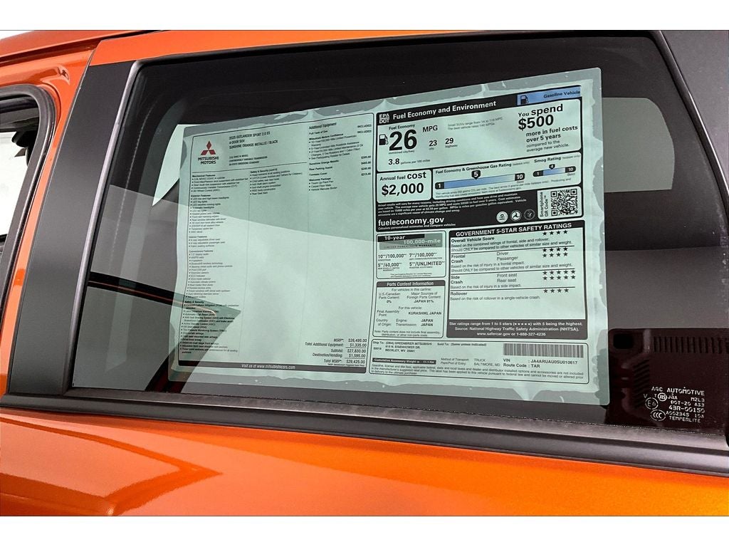 2025 Mitsubishi Outlander Sport ES