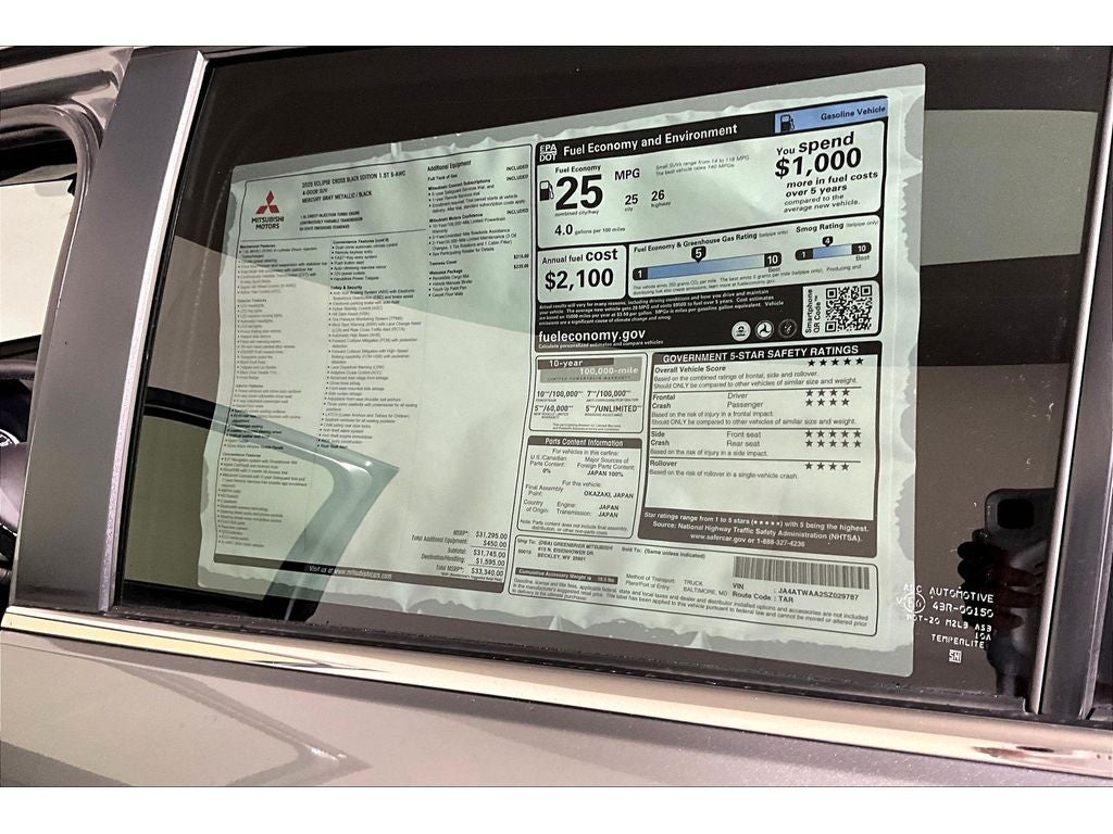 2025 Mitsubishi Eclipse Cross Black Edition