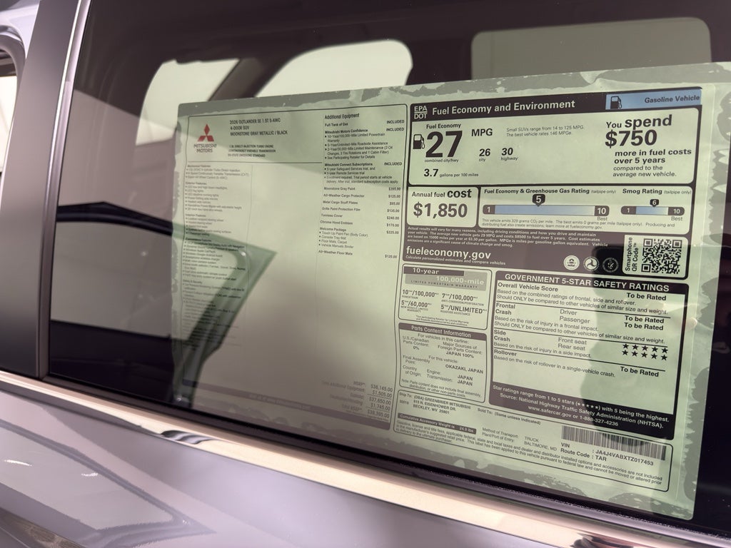 2026 Mitsubishi Outlander SE