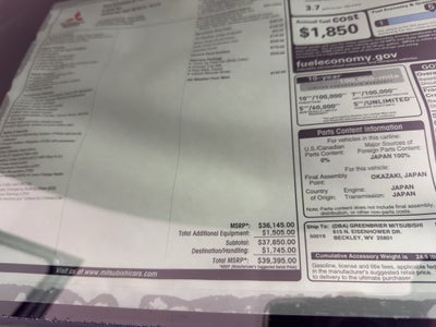 2026 Mitsubishi Outlander SE