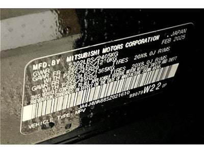 2025 Mitsubishi Outlander Platinum Edition