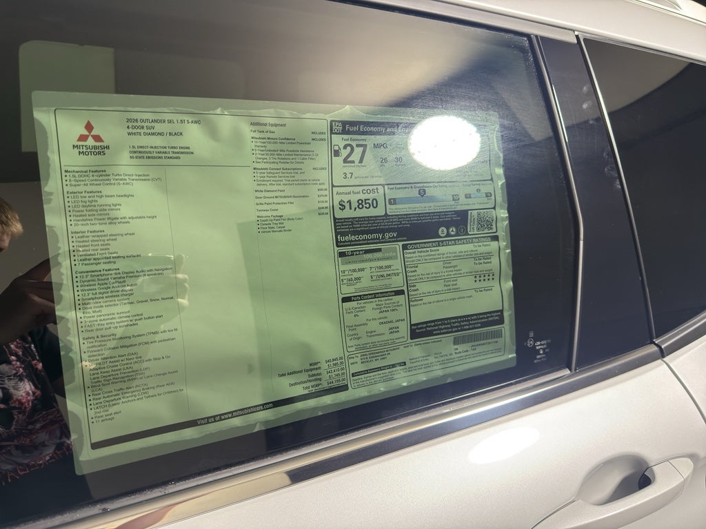 2026 Mitsubishi Outlander SEL