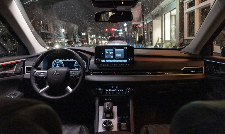 2024 Mitsubishi Outlander interior front dashboard
